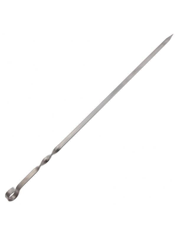 Шампур плоский, 750 х 15 х 2 мм, нержавеющая сталь, Camping Palisad