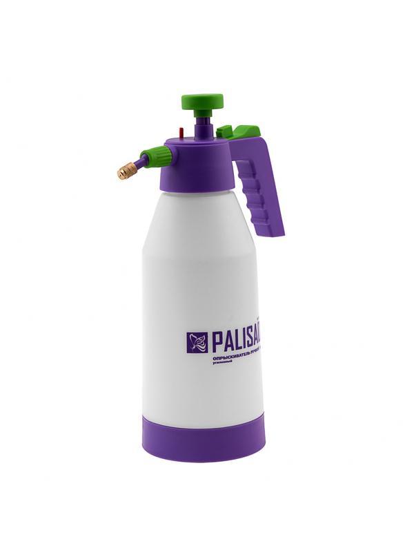 Опрыскиватель ручной, усиленный 2 л, с насосом, поворотный распылитель, клапан сброса давления Palisad