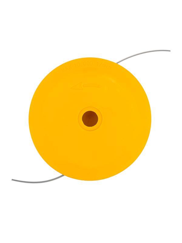 Катушка для триммера универсальная, подходит ко всем косам, идущим в комплекте с ножами Denzel