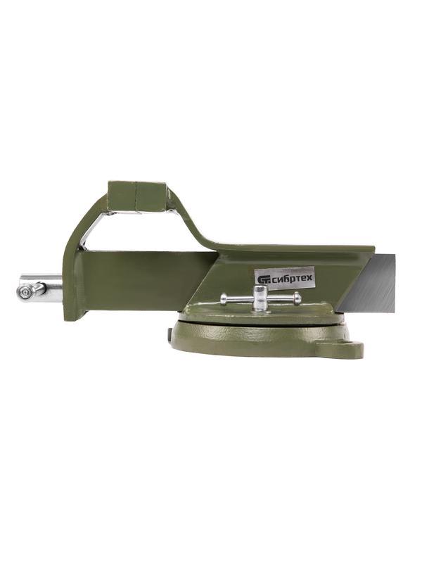 Тиски слесарные, 100 мм, стальные, поворотные// Сибртех