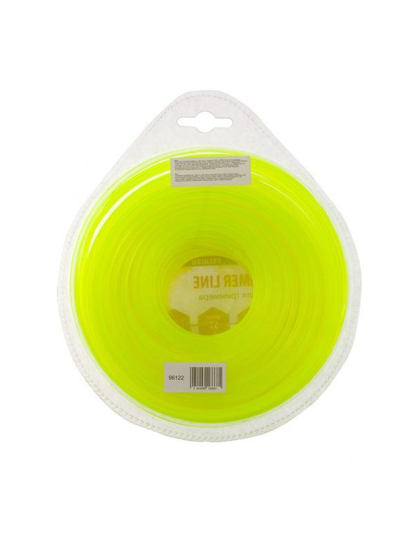 Леска для триммера, квадрат 2 мм х 57 м, блистер Flex cord Denzel