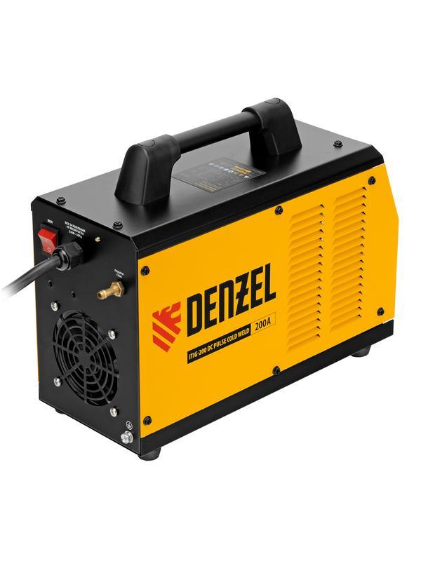 Аппарат инвертор. аргонодуговой сварки ITIG-200 DС Pulse Cold Weld, 200 А, ПВ 60%// Denzel