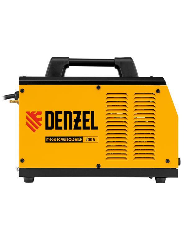 Аппарат инвертор. аргонодуговой сварки ITIG-200 DС Pulse Cold Weld, 200 А, ПВ 60%// Denzel