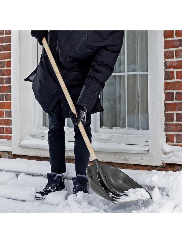 Лопата для уборки снега пластиковая PROFI, 410 х 405 мм, без черенка, Россия, Сибртех