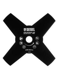 Диск для триммера , 255 х 25,4   4 лезвия// Denzel