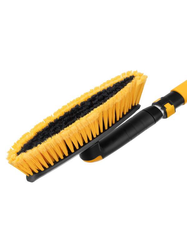 Щетка-сметка со скребком, телескоп, поворотная голова, 750-1120 мм Denzel