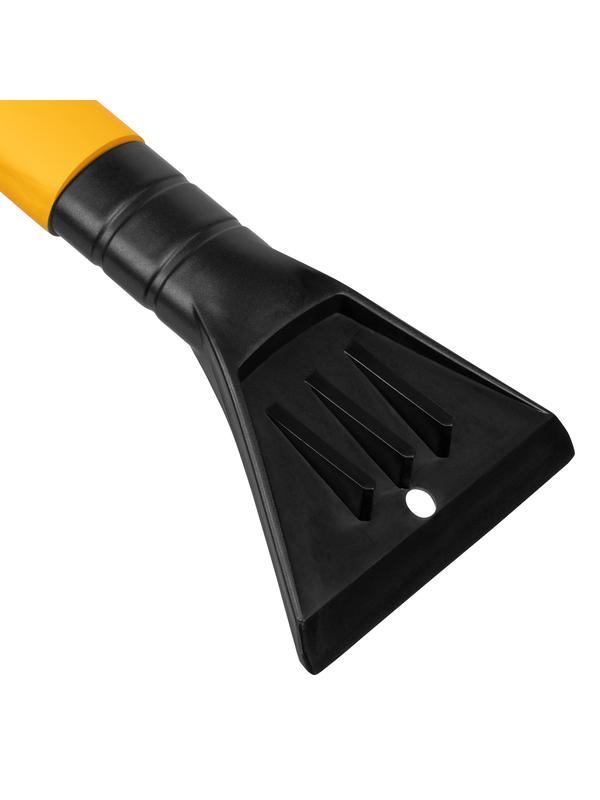 Щетка-сметка со скребком, телескоп, поворотная голова, 750-1120 мм Denzel