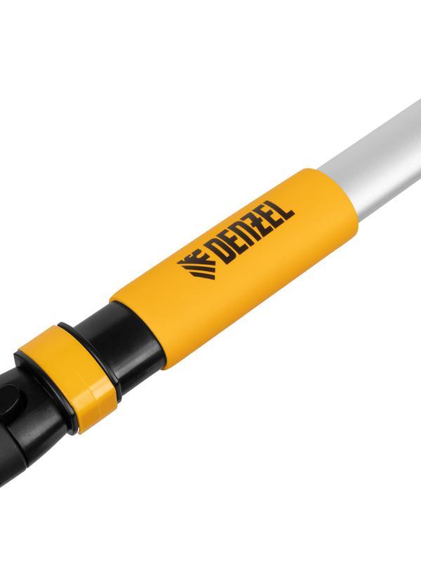 Щетка-сметка со скребком, телескоп, поворотная голова, 750-1120 мм Denzel