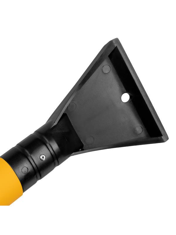 Щетка-сметка со скребком, телескоп, поворотная голова, 750-1120 мм Denzel