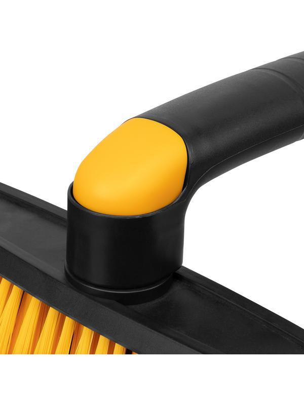 Щетка-сметка со скребком, телескоп, поворотная голова, 750-1120 мм Denzel