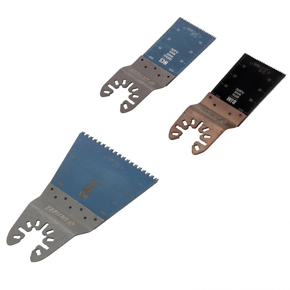 Набор насадок для МФИ по дереву и металлу, 3 шт Denzel