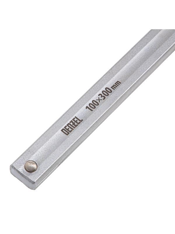 Струбцина F-образная, 100x300мм, кованая // Denzel