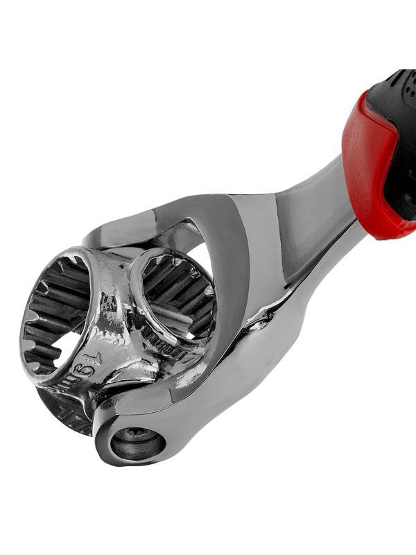 Ключ универсальный 48 в 1, СrV, 8-19мм, Spline Matrix