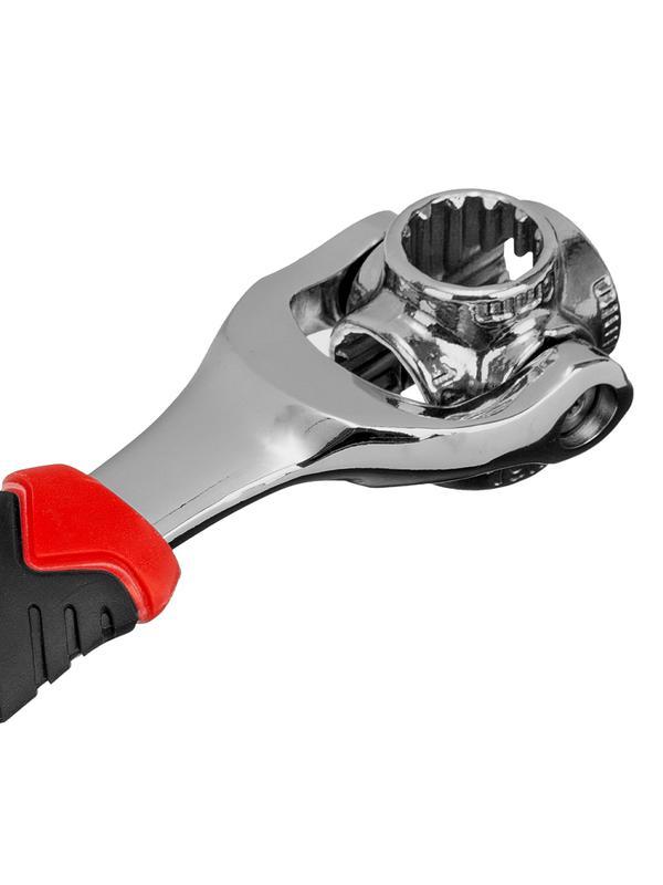 Ключ универсальный 48 в 1, СrV, 8-19мм, Spline Matrix