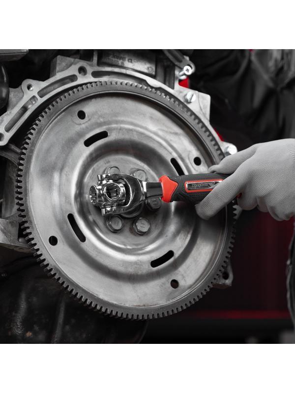 Ключ универсальный 48 в 1, СrV, 8-19мм, Spline Matrix