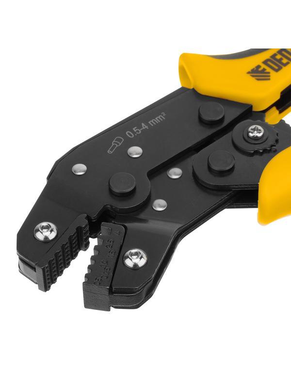 Клещи для обжима наконечников штыревых НШВ, НШВИ, НШВИ-2, 0,5-4 мм2 Denzel