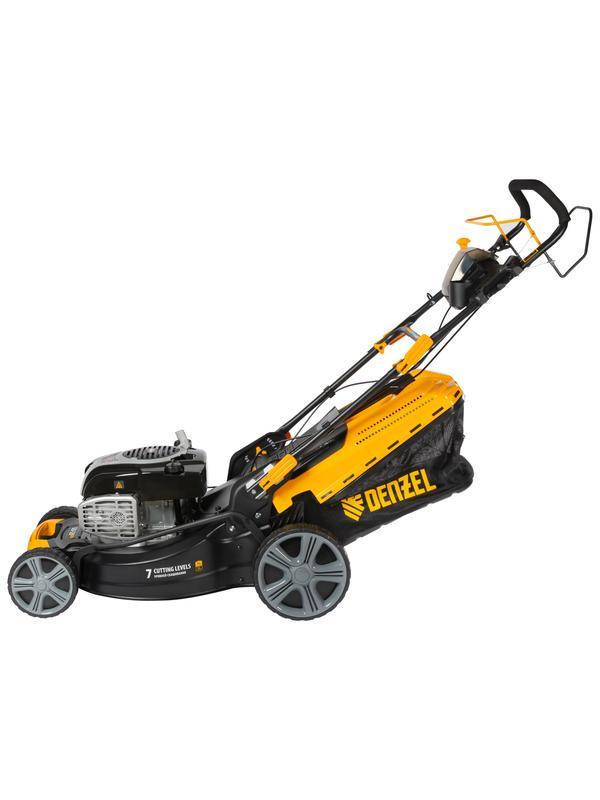 Газонокосилка бензиновая GLD-520SP-BS, 163 см3, Briggs Stratton, ширина 52 см, привод, 60 л Denzel