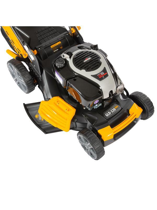 Газонокосилка бензиновая GLD-520SP-BS, 163 см3, Briggs Stratton, ширина 52 см, привод, 60 л Denzel