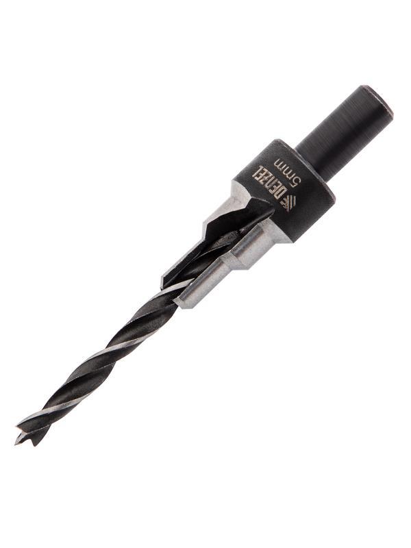 Сверло-зенкер под конфирмат, 5 мм // Denzel