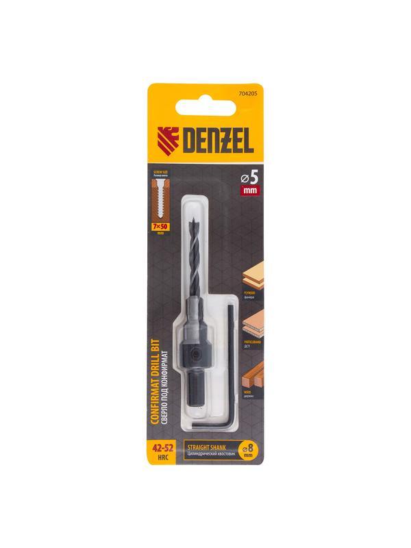 Сверло-зенкер под конфирмат, 5 мм // Denzel