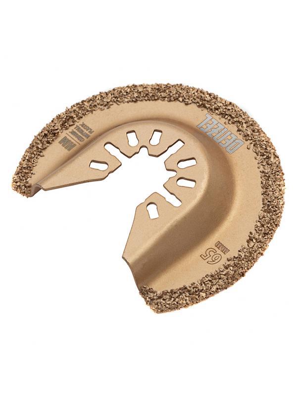 Насадка для МФИ режущая полукруг, HM, по плитке, 63 мм Denzel