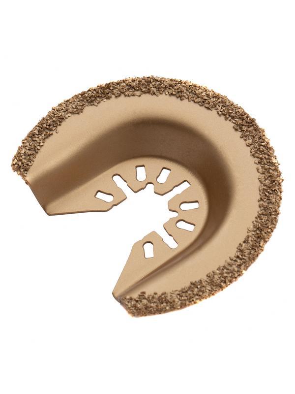 Насадка для МФИ режущая полукруг, HM, по плитке, 63 мм Denzel