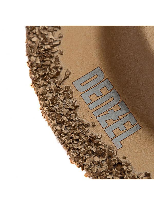 Насадка для МФИ режущая полукруг, HM, по плитке, 63 мм Denzel