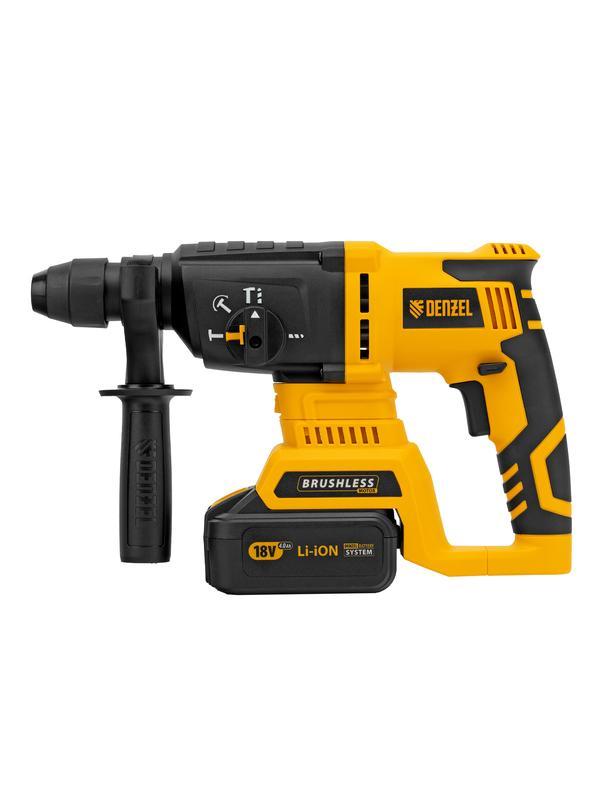 Перфоратор аккумуляторный BLRH-IB-26 Li-Ion, 18 В Denzel