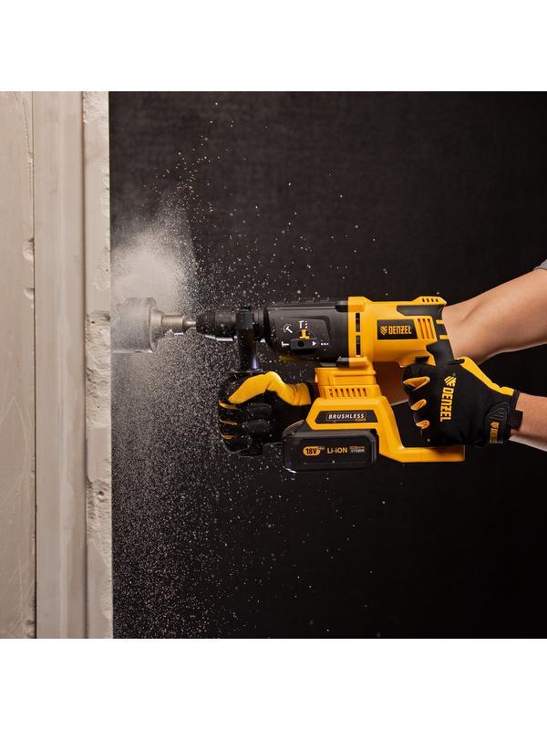 Перфоратор аккумуляторный BLRH-IB-26 Li-Ion, 18 В Denzel