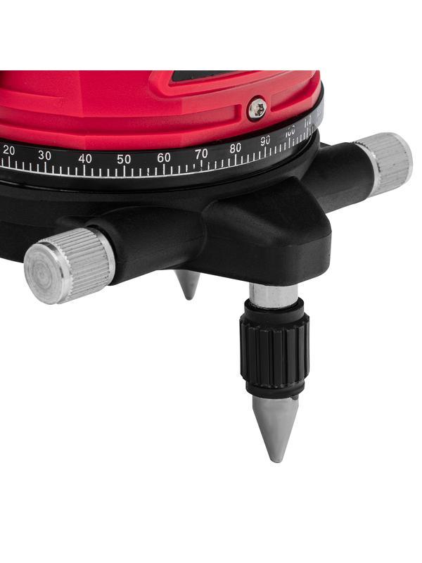 Лазерный уровень CRX-30R, 30 м, красный луч, батарейки, резьба 5/8