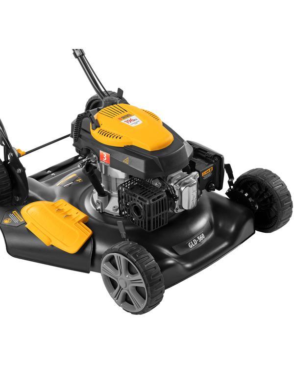 Газонокосилка бензиновая GLD-560, 196 см3, ширина 56 см Denzel