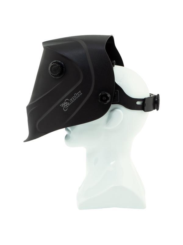 Щиток защитный лицевой (маска сварщика) MTX-200AF, размер см. окна 90х35, DIN 4/9-13// MTX