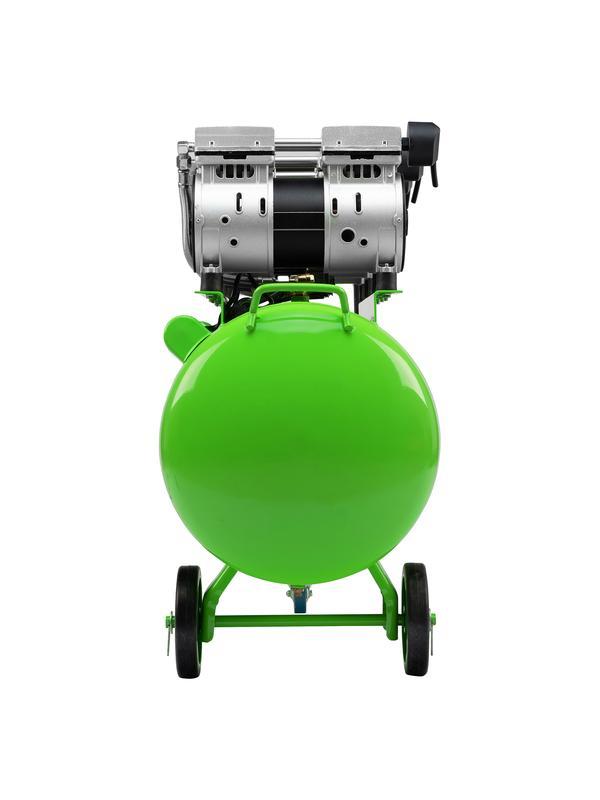 Компрессор безмаслянный малошумный МБ 2250/100, 2250 Вт, 100л, 400 л/мин// Сибртех