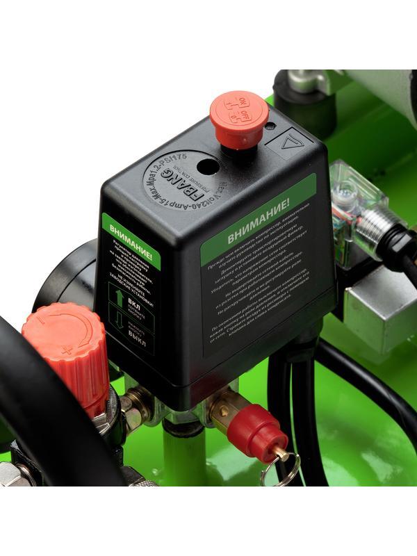 Компрессор безмаслянный малошумный МБ 2250/100, 2250 Вт, 100л, 400 л/мин// Сибртех