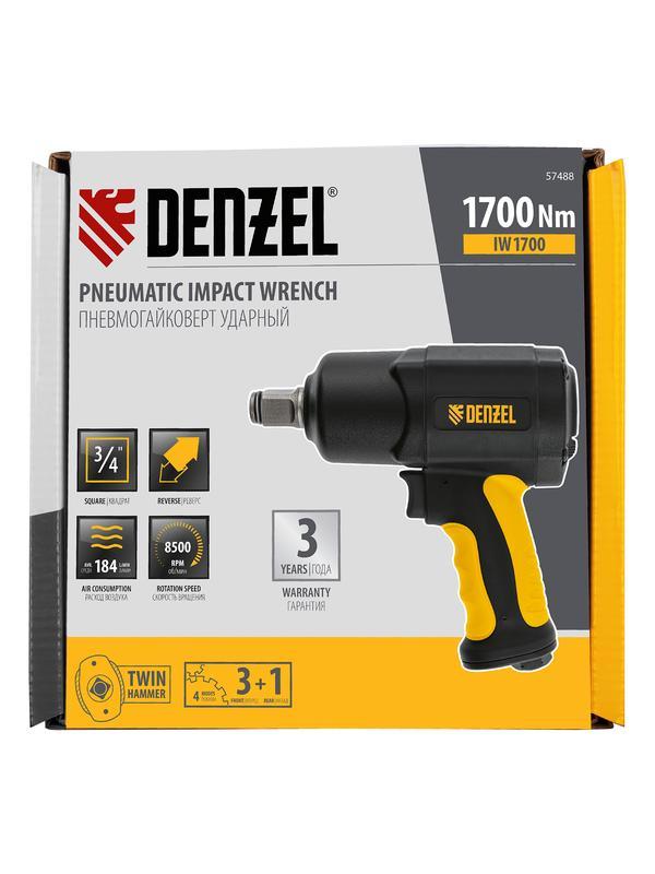 Ударный пневмогайковерт IW1700, 3/4