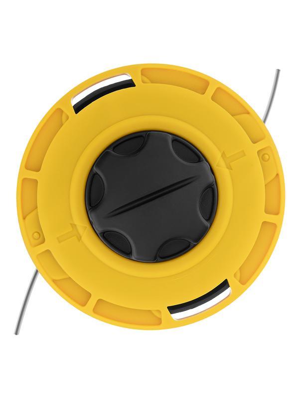 Катушка триммер. полуавтомат. легкая заправка гайка М10 М10 М8, лев.,шаг 1,0 1,25мм// Denzel