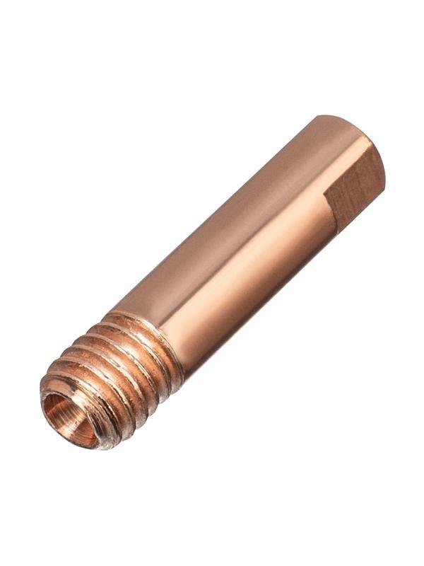 Токосъемный наконечник под проволоку 1,2 мм, М5х24, E-CU, 20 шт для MIG горелки тип 15 Denzel