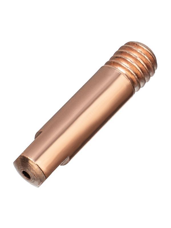 Токосъемный наконечник под проволоку 1,2 мм, М5х24, E-CU, 20 шт для MIG горелки тип 15 Denzel