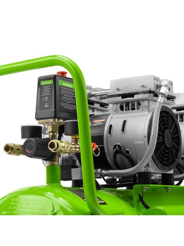 Компрессор безмаслянный малошумный МБ 2000/50, 2000 Вт, 50л, 300 л/мин// Сибртех