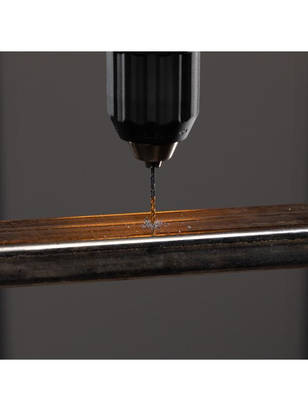 Набор сверл по металлу, 1,5-6,5 мм, HSS-Tin, Golden Tip, 13 шт Denzel