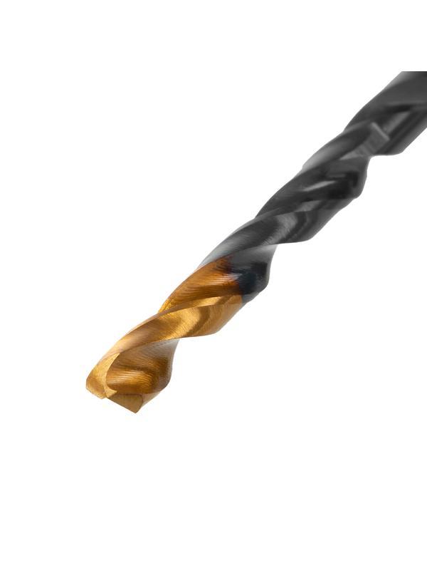 Набор сверл по металлу, 1,5-6,5 мм, HSS-Tin, Golden Tip, 13 шт Denzel