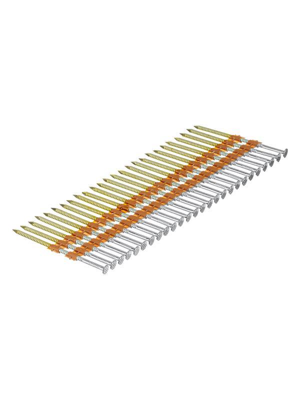 Гвозди для пнев. нейлера (оцинк.), длина - 75 мм, диам. - 3,05 мм, 2000 шт. Denzel