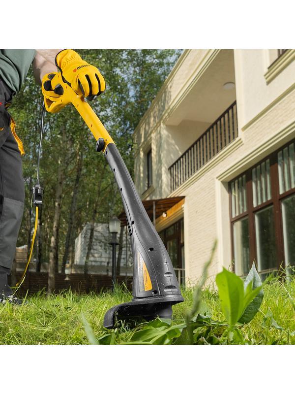 Триммер электрический TE-350, 350 Вт, 260 мм, катушка полуавтомат// Denzel