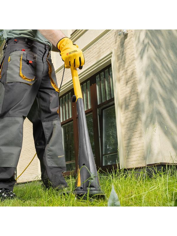 Триммер электрический TE-350, 350 Вт, 260 мм, катушка полуавтомат// Denzel