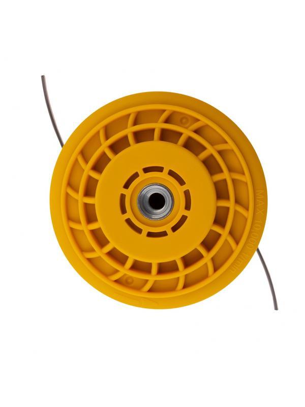 Катушка триммерная полуавтоматическая, легкая заправка лески, гайка M10x1.25, винт M10-M10, подшипник Denzel