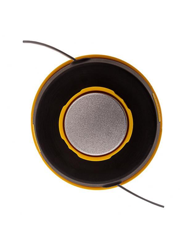 Катушка триммерная полуавтоматическая, легкая заправка лески, гайка M10x1.25, винт M10-M10, подшипник Denzel