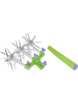 Культиватор садовый, 3 пары колес, рукоятка с 1 парой колес 65 х 205 мм, Palisad