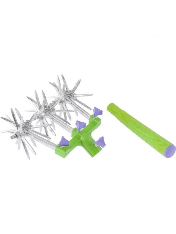 Культиватор садовый, 3 пары колес, рукоятка с 1 парой колес 65 х 205 мм, Palisad