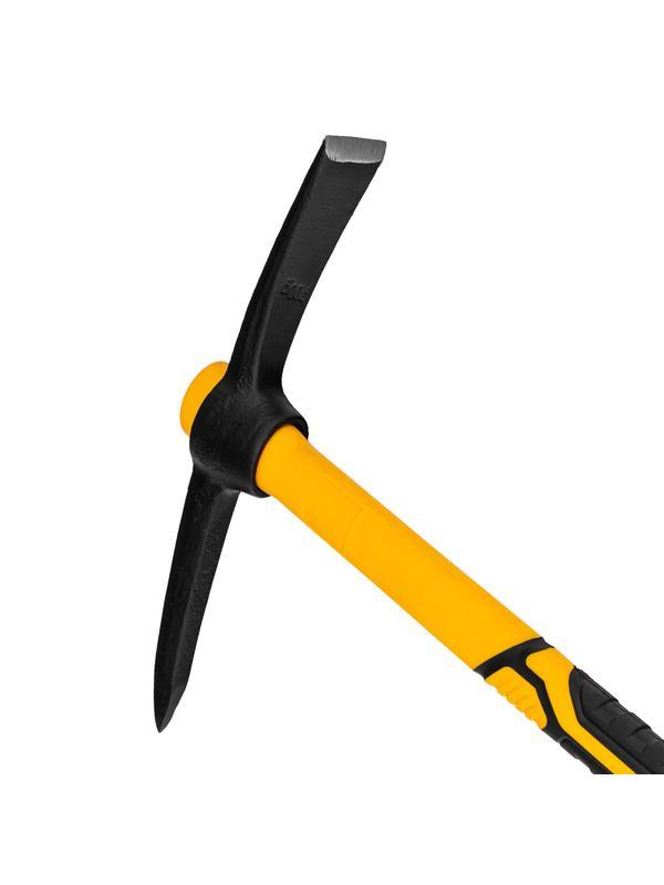 Кирка 700 г, фибергласовая обрезиненная рукоятка 385 мм// Denzel