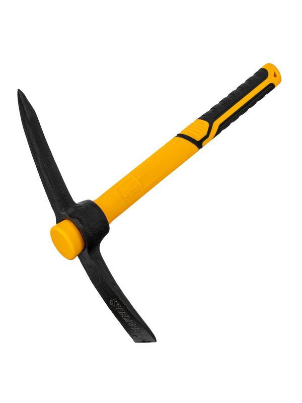 Кирка 700 г, фибергласовая обрезиненная рукоятка 385 мм// Denzel
